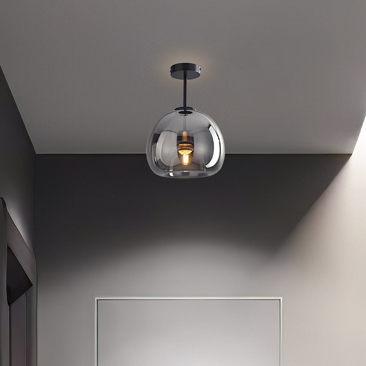 Vintage Bubble Glass Plafondlamp