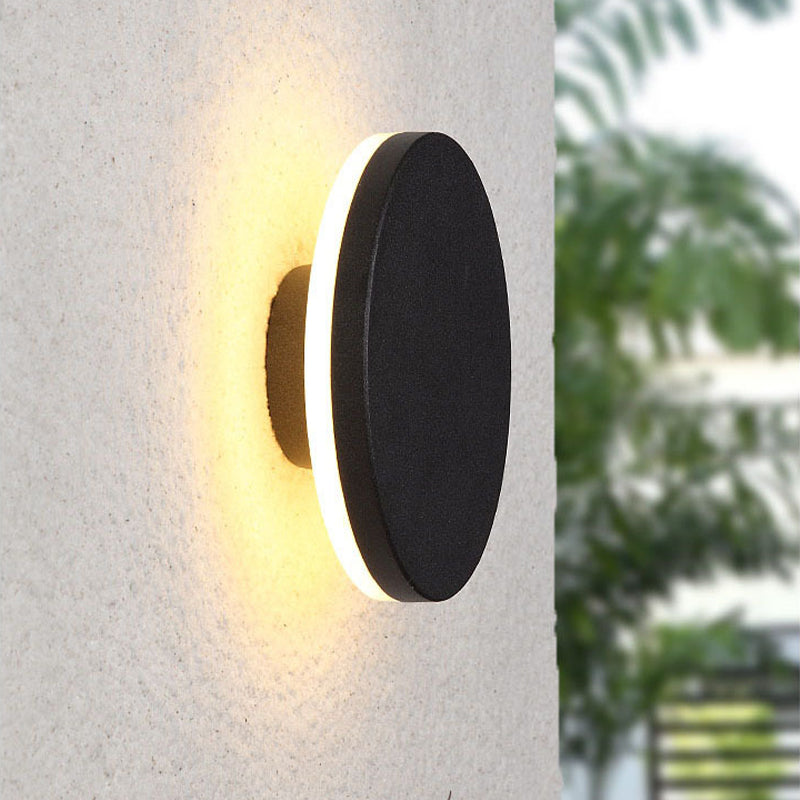 Minimalistische Zwarte LED Wandlampen – Weerbestendig Metaal voor Tuin en Hal | Stijlvolle Verlichting
