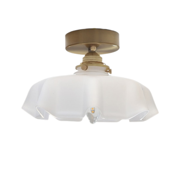 Glazen Bloem Plafond- en Hanglampen