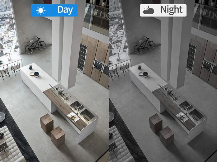 Compacte WiFi Beveiligingscamera met Nachtzicht | Draadloze Smart Home Veiligheidscamera