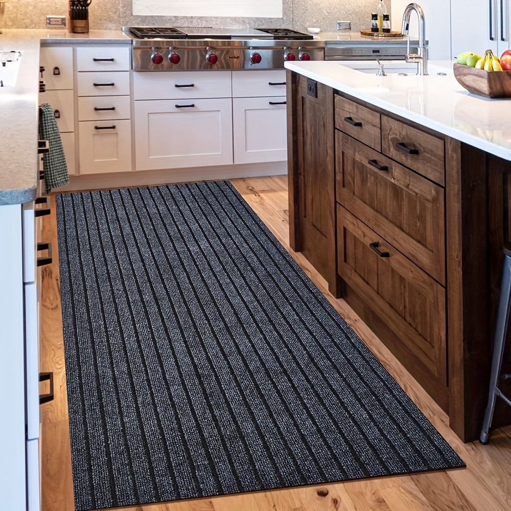 Antislip Lange Loper – Wasbare Tapijt met Rubberen Onderkant voor Binnen & Buiten | Perfect voor Hal & Balkon