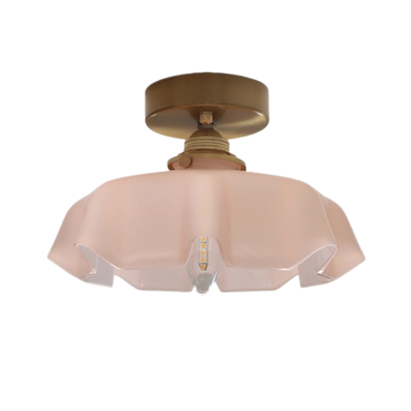 Glazen Bloem Plafond- en Hanglampen