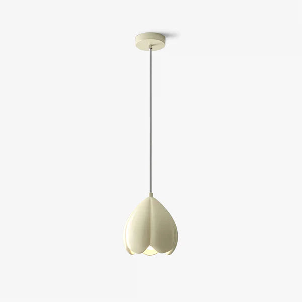 Crèmekleurige Franse Hanglamp – Rustiek Natuurdesign – Perfect voor Woonkamer en Eetkamer