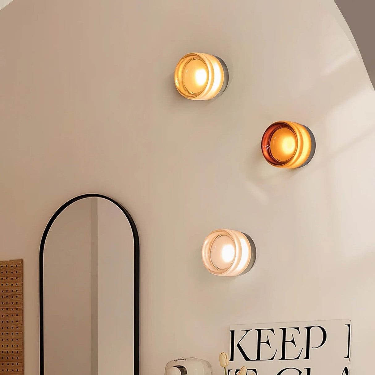 Dimple Flush Mount Wandlamp