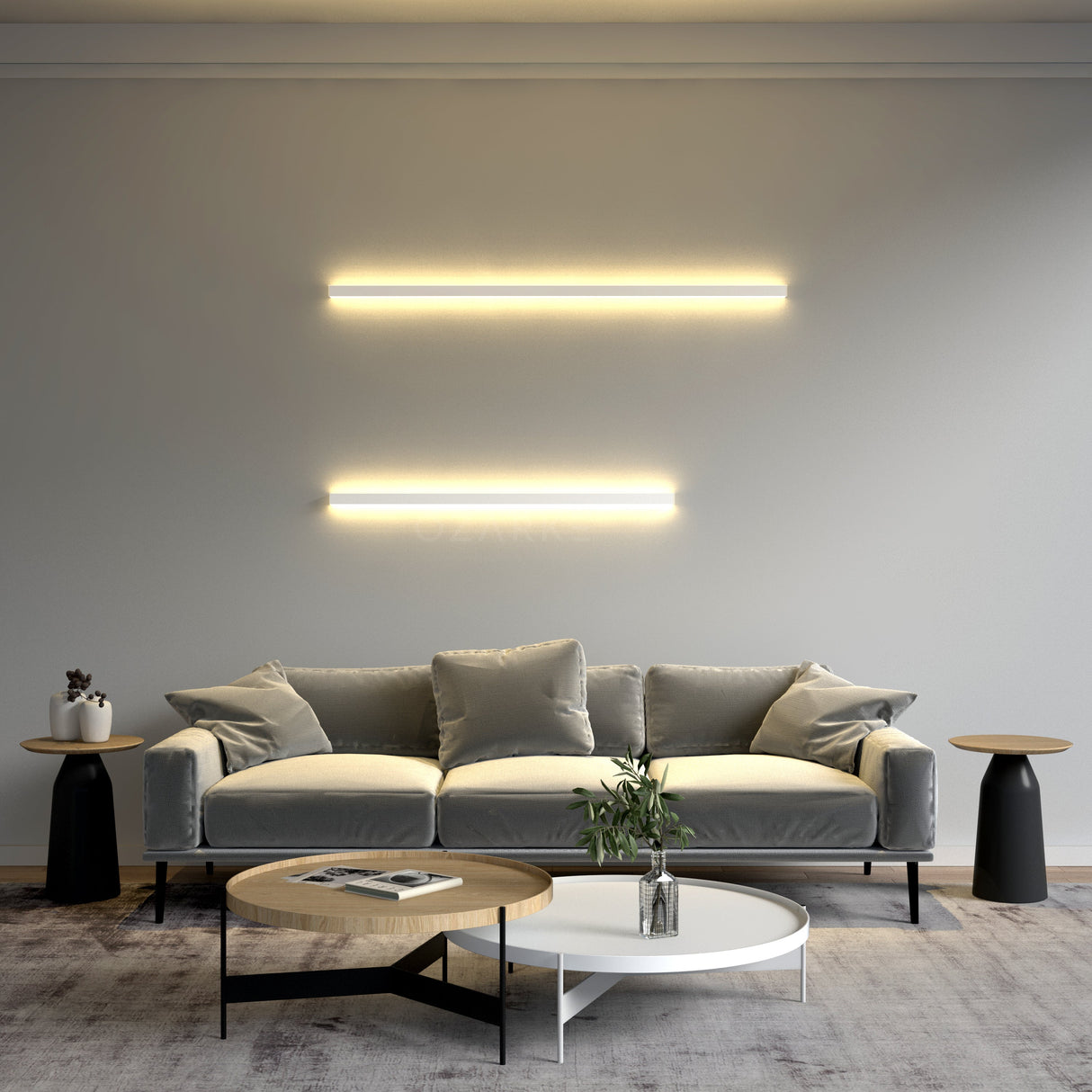 Lineaire Minimalistische en Moderne Wandlamp