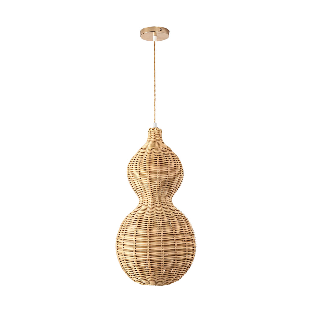 Rotan Kalebas Waterdichte Retro Buiten Kroonluchter Veranda Verlichting Wandlamp