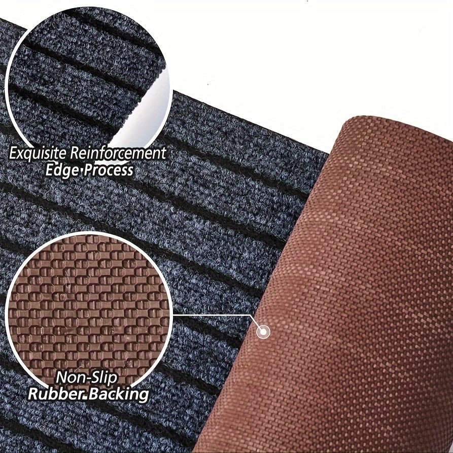 Antislip Lange Loper – Wasbare Tapijt met Rubberen Onderkant voor Binnen & Buiten | Perfect voor Hal & Balkon