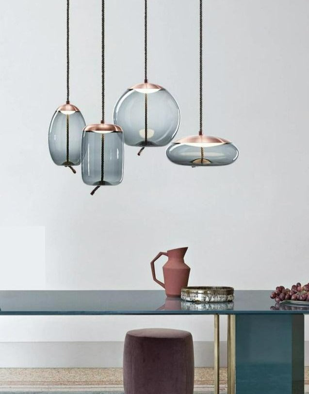 Nordic Touw & Glas Hanglampen