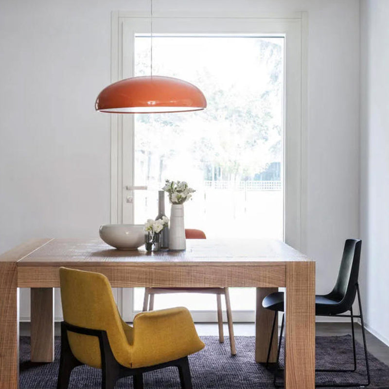 Celestia LED Hanglampen - Moderne Ronde Plafondlampen in Wit Metaal voor Slaapkamer en Woonkamer
