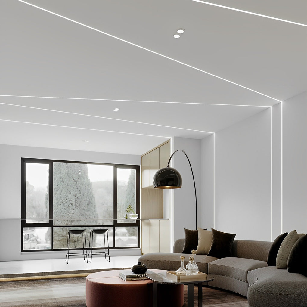Mini Ingebouwde Onzichtbare LED Strip Verlichting Onder Kastverlichting Lineaire Lampen