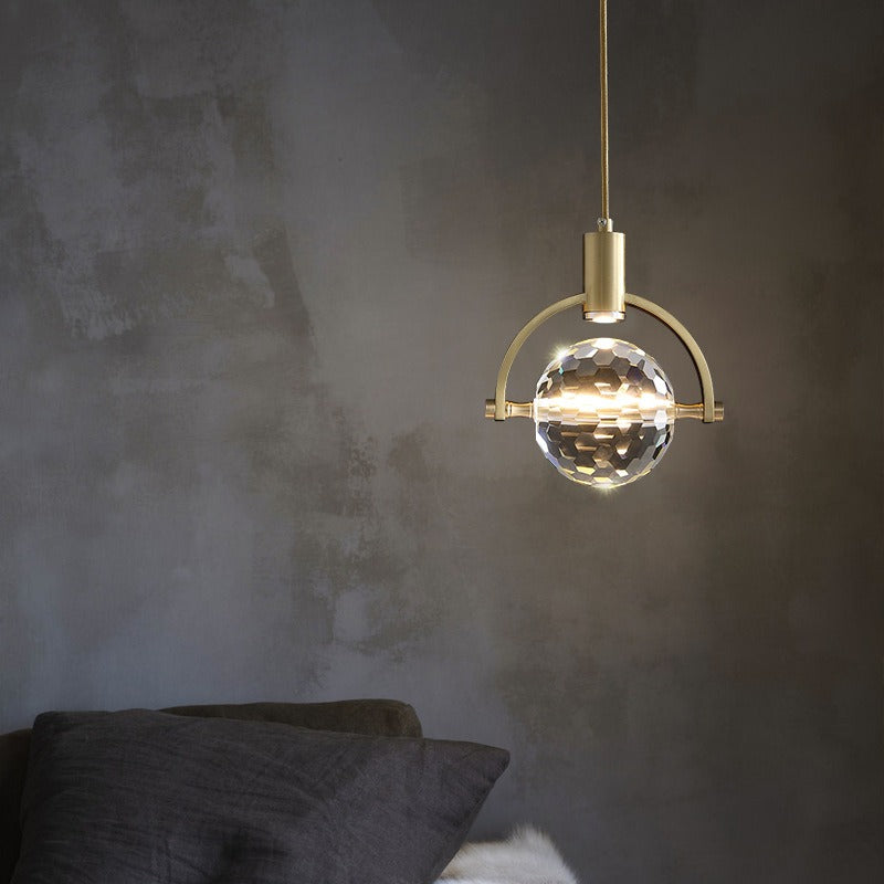 Moderne Ring Kristallen LED Hanglamp