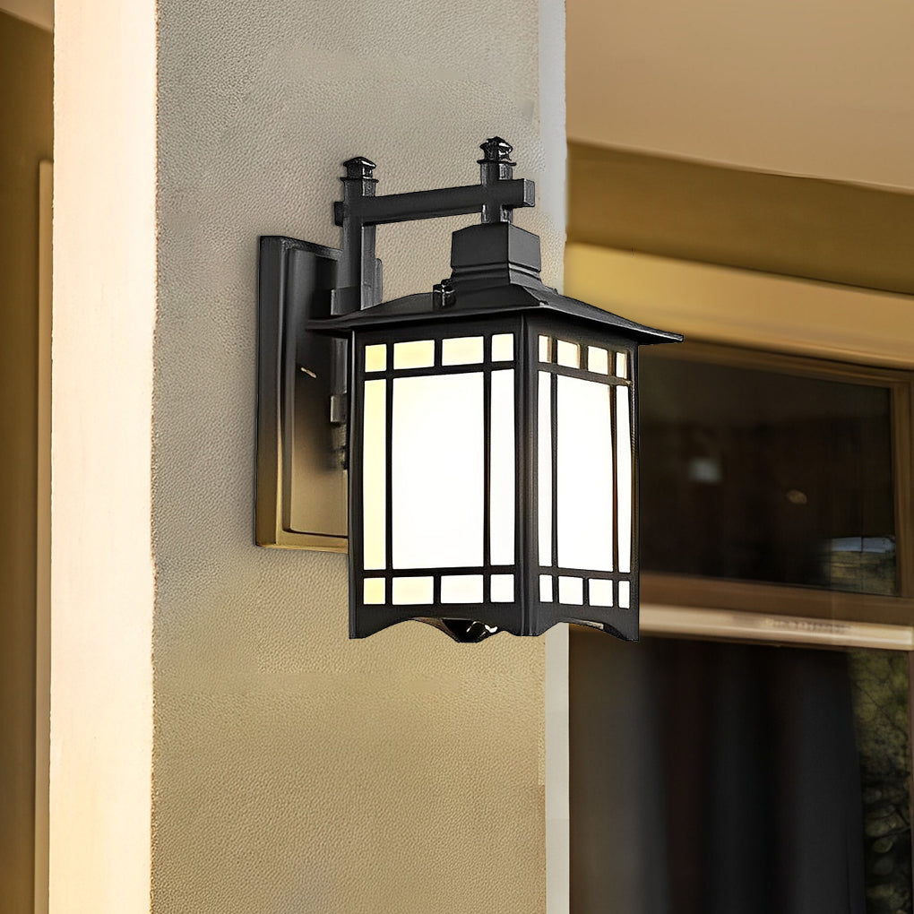 Retro Waterdichte LED Vintage Solar Wandlamp met Afstandsbediening Wandverlichting