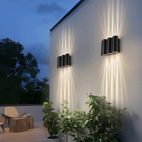 Uniek Arc Design LED Wandlamp Boven- en Benedenverlichting Waterdichte Buitenwandlampen