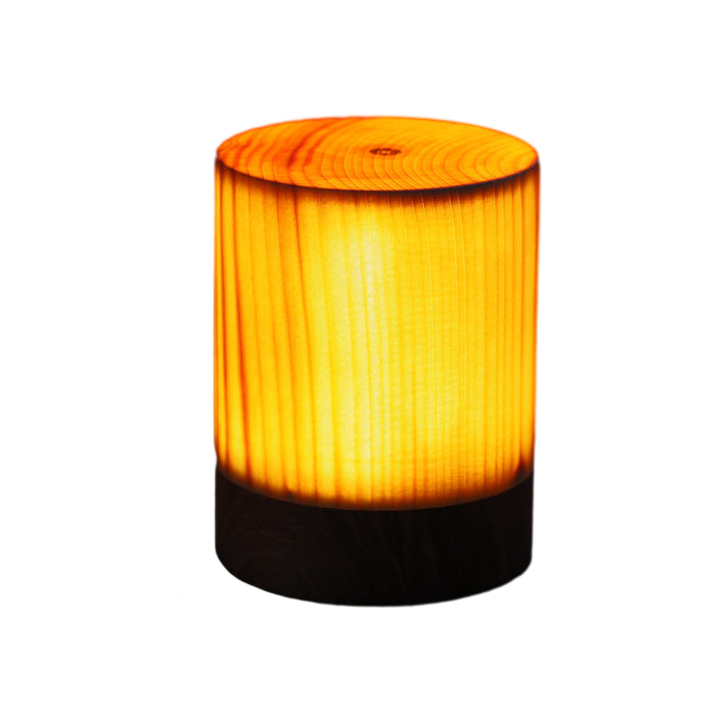 Draadloze LED Tafellamp met Touch Bediening | Oplaadbare Accu | Houtnerf Design | Verstelbare Helderheid