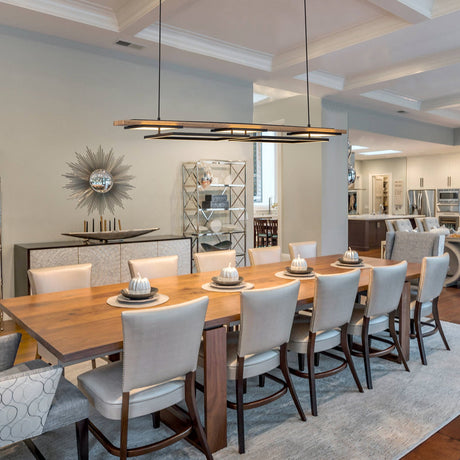 Verstelbare LED Houten Plafondlamp voor Woonkamer