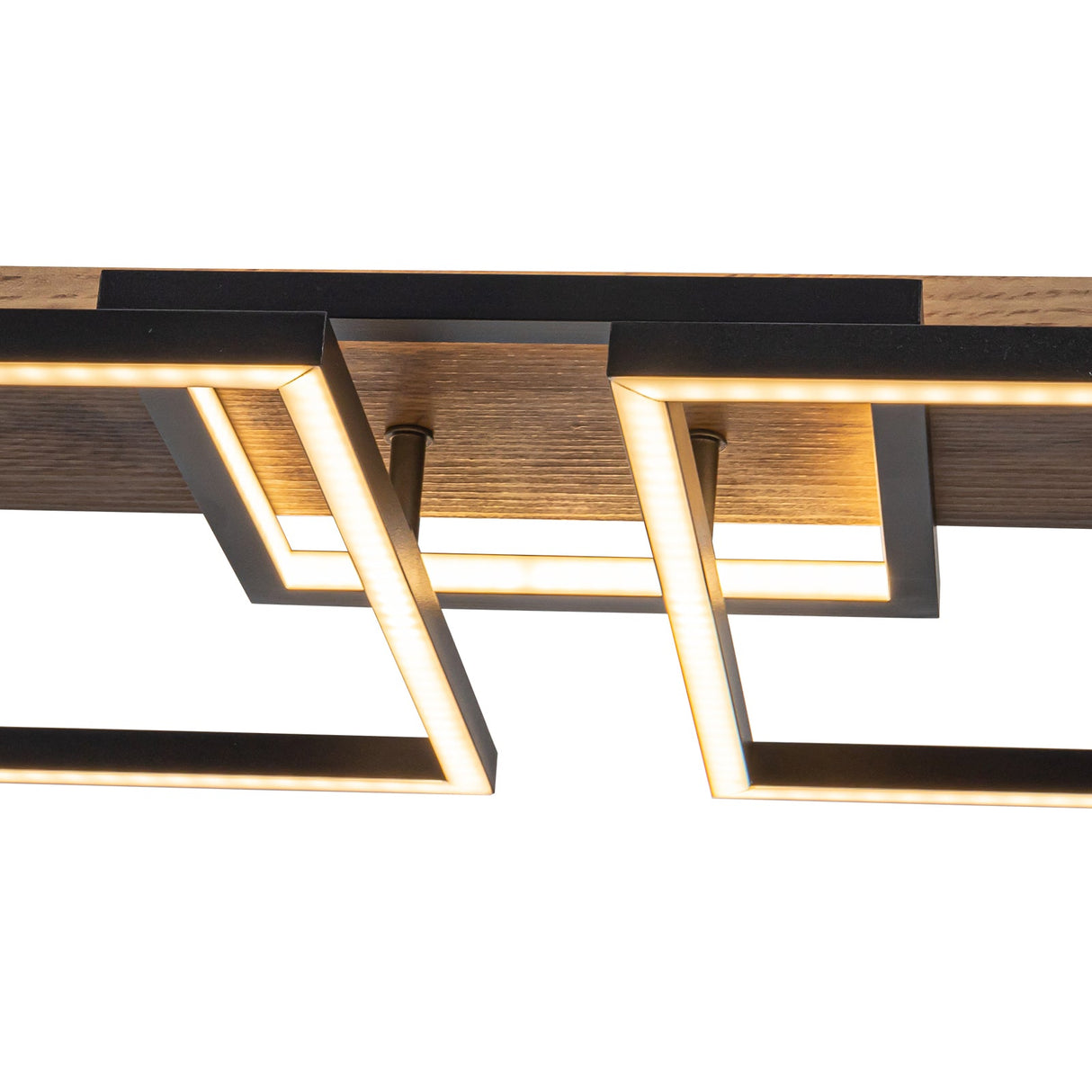 Verstelbare LED Houten Plafondlamp voor Woonkamer