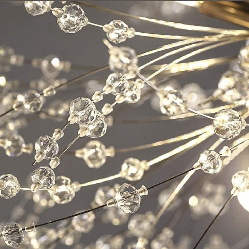 Luna Elegante LED Hanglamp - Luxe Witte en Gouden Verlichting voor Woonkamer en Eetkamer