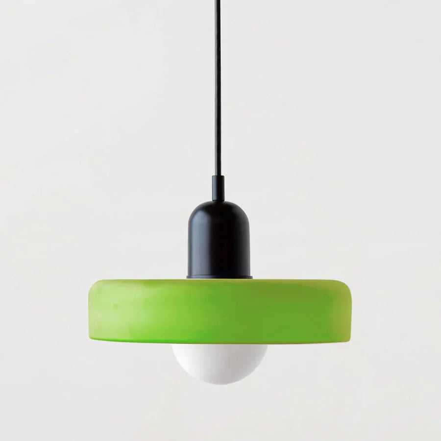 NordicGlass Plafondhanglamp - Scandinavische Designlamp met Verstelbare Hoogte en Glazen Kap