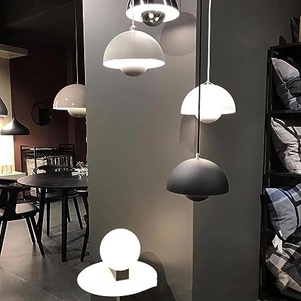Scandinavische Hanglamp - Elegante 1-Licht Halfronde Verlichting voor Woonkamer en Slaapkamer