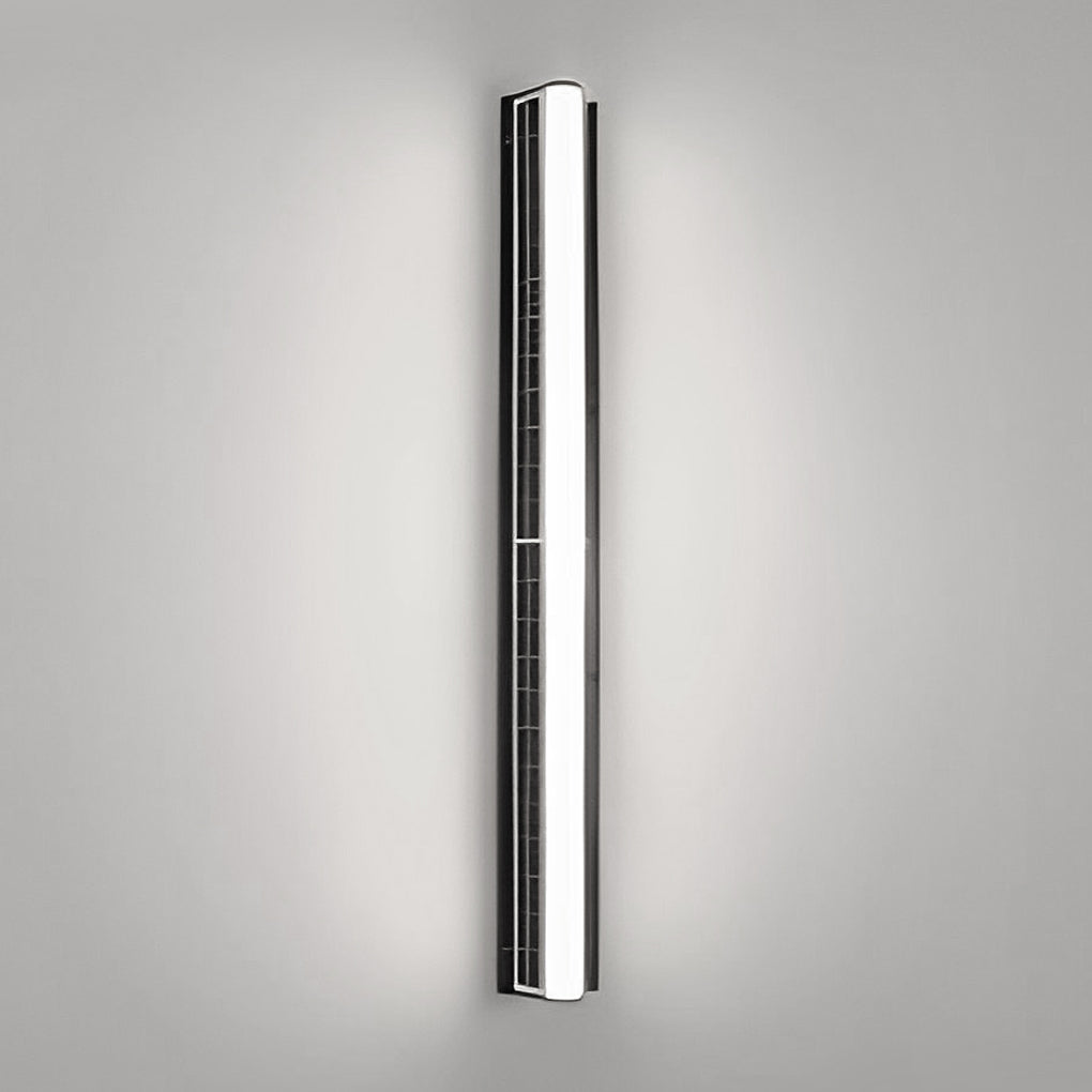 Solar Moderne Sconce LED Muurlamp Buitenverlichting Waterdichte Strip Tuinlampen