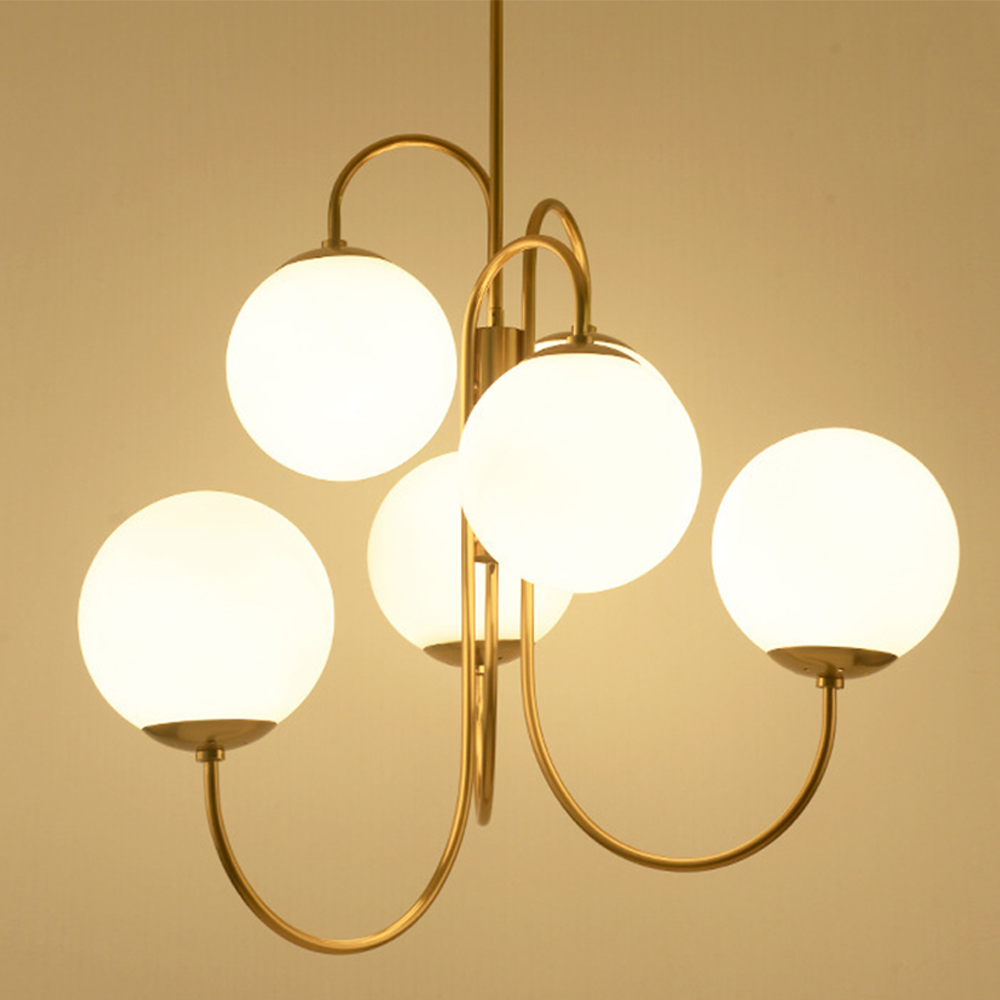 Metaal Glazen Zwanenhals Kroonluchters