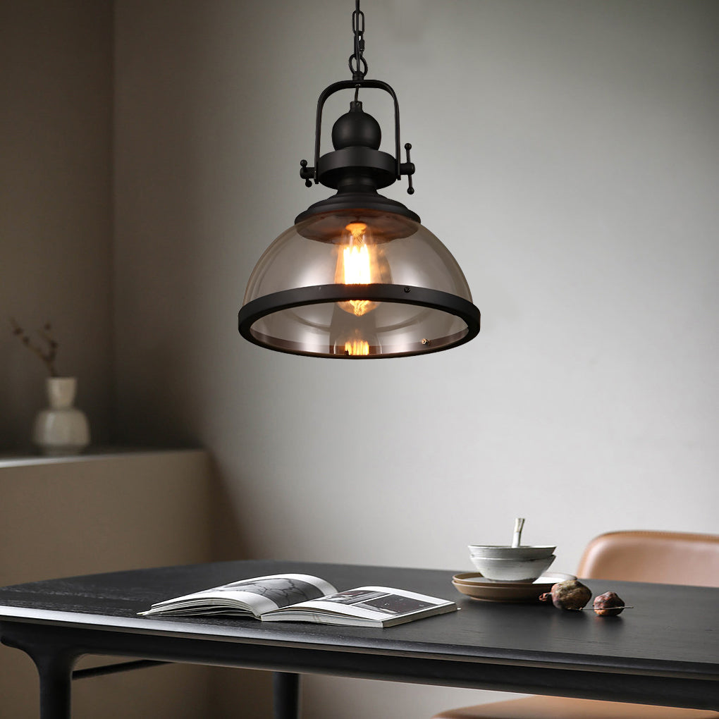 Antiek Glas IJzer Retro Industriële Kroonluchters Hangende Plafondlampen