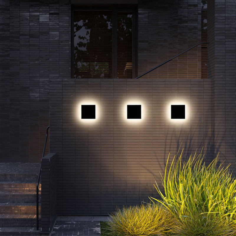 Minimalistische Zwarte LED Wandlampen – Weerbestendig Metaal voor Tuin en Hal | Stijlvolle Verlichting