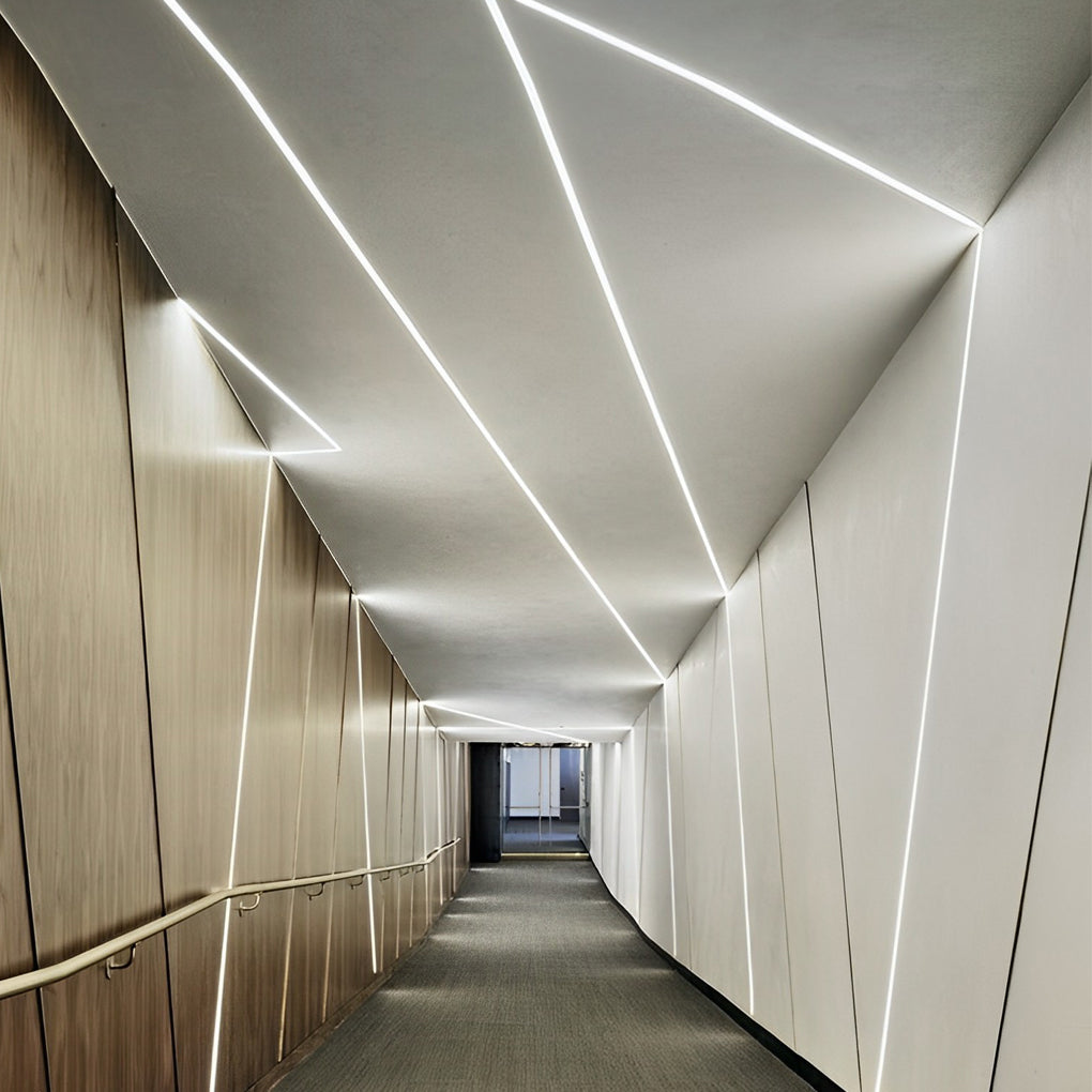 Mini Ingebouwde Onzichtbare LED Strip Verlichting Onder Kastverlichting Lineaire Lampen