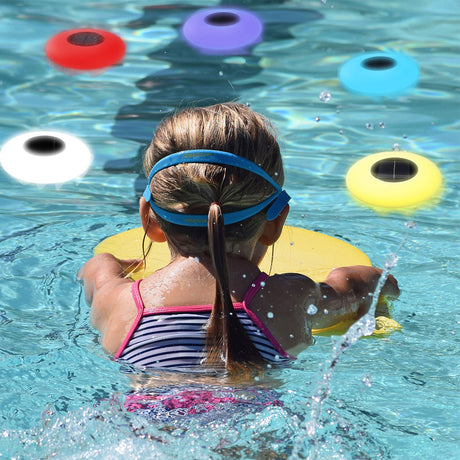 Ronde Kleurrijke RGB LED Waterdichte Solar Moderne Buitenlampen Zwembadverlichting