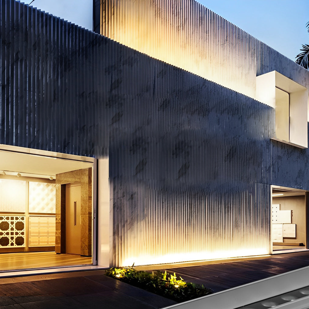 Strip Waterdichte LED Buitenmuur Washer Lampen Wandlamp met Scherm