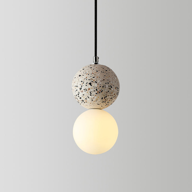Aurora Kleine LED Hanglampen - Modern Design met Zwart en Wit Glas voor Eettafel en Keuken