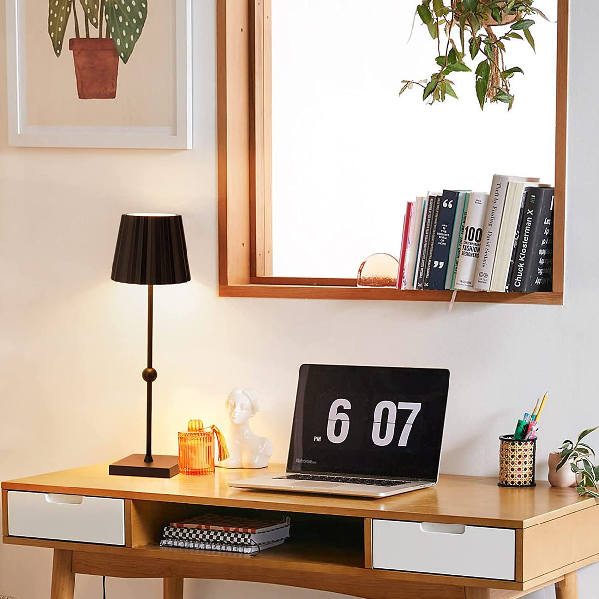 Draadloze Tafellamp met Traploze Dimming - Modern Design voor Binnen en Buiten