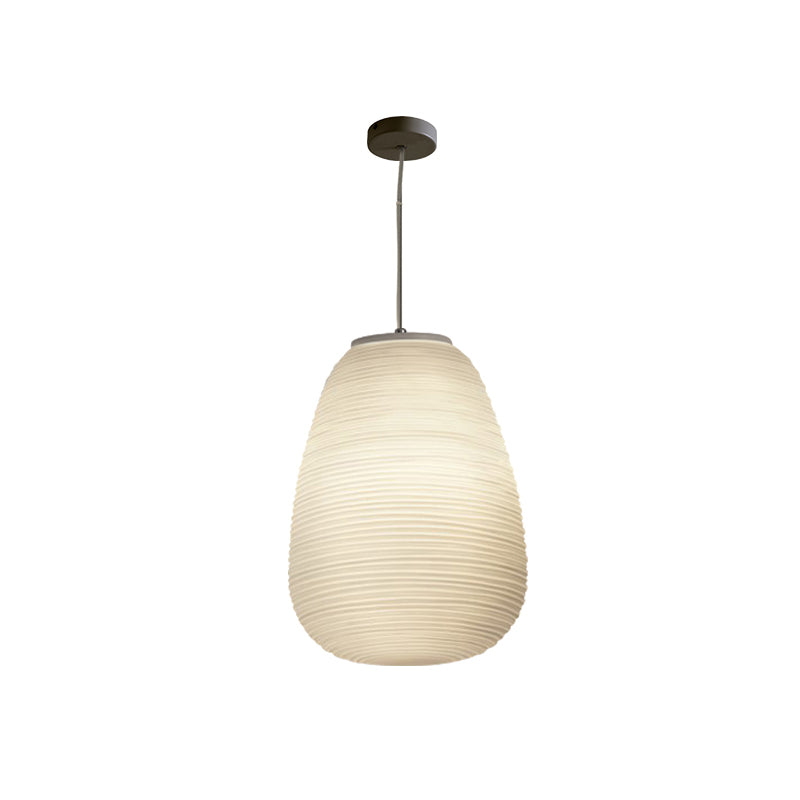 Moderne Geribbelde Glazen Hanglamp - Stijlvolle Plafondverlichting voor Woonkamer en Eetkamer