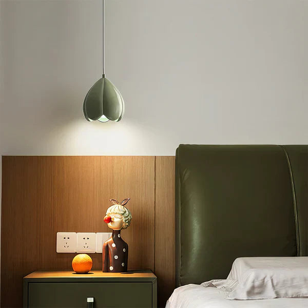 Crèmekleurige Franse Hanglamp – Rustiek Natuurdesign – Perfect voor Woonkamer en Eetkamer