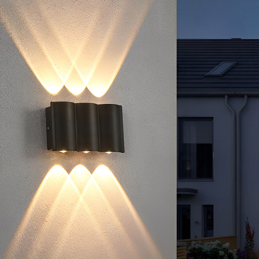 Creatieve Golf Op en Neer LED Waterdichte Moderne Muurwasher Lamp