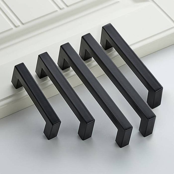 Moderne Zwarte Keukenkast Trekt RVS Kasten Hardware Handvatten