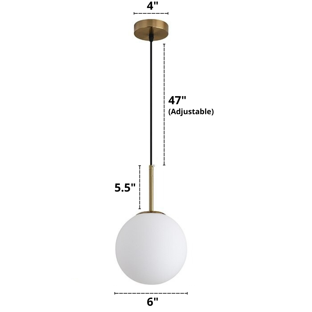 Moderne Nordic Glazen Hanglampen