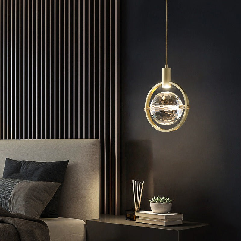 Moderne Ring Kristallen LED Hanglamp