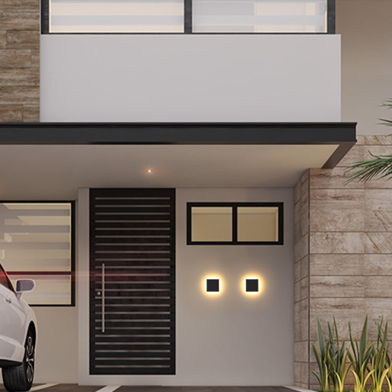 Minimalistische Zwarte LED Wandlampen – Weerbestendig Metaal voor Tuin en Hal | Stijlvolle Verlichting