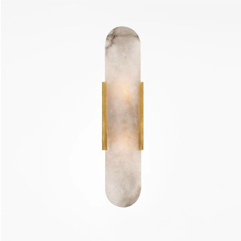 LED Wandlamp Zwart/Goud – Moderne Sfeerverlichting voor Eetkamer en Slaapkamer | Metaal & Dolomiet