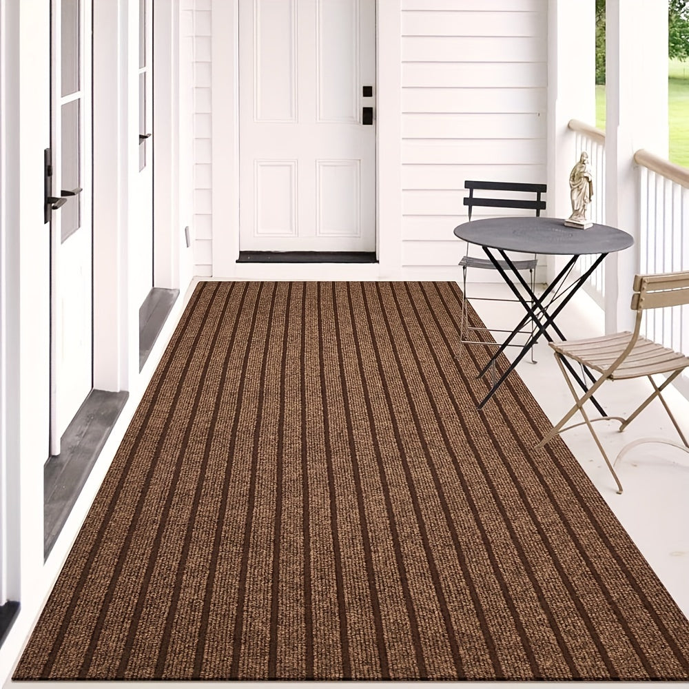 Antislip Lange Loper – Wasbare Tapijt met Rubberen Onderkant voor Binnen & Buiten | Perfect voor Hal & Balkon