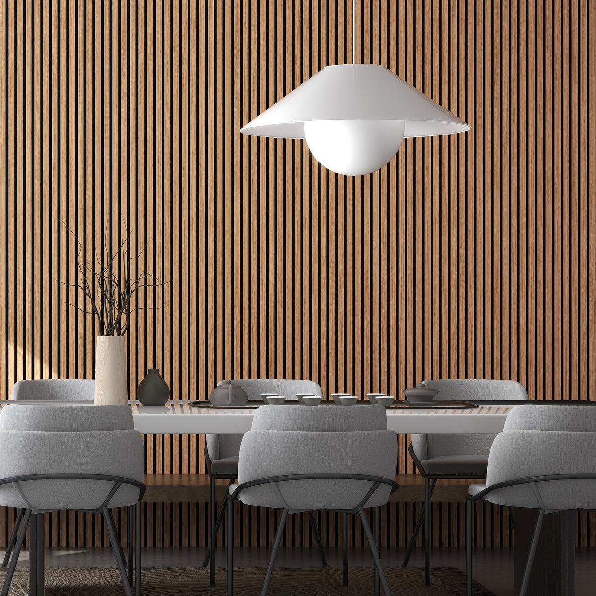 Akoestische Houten Wandlat Paneel