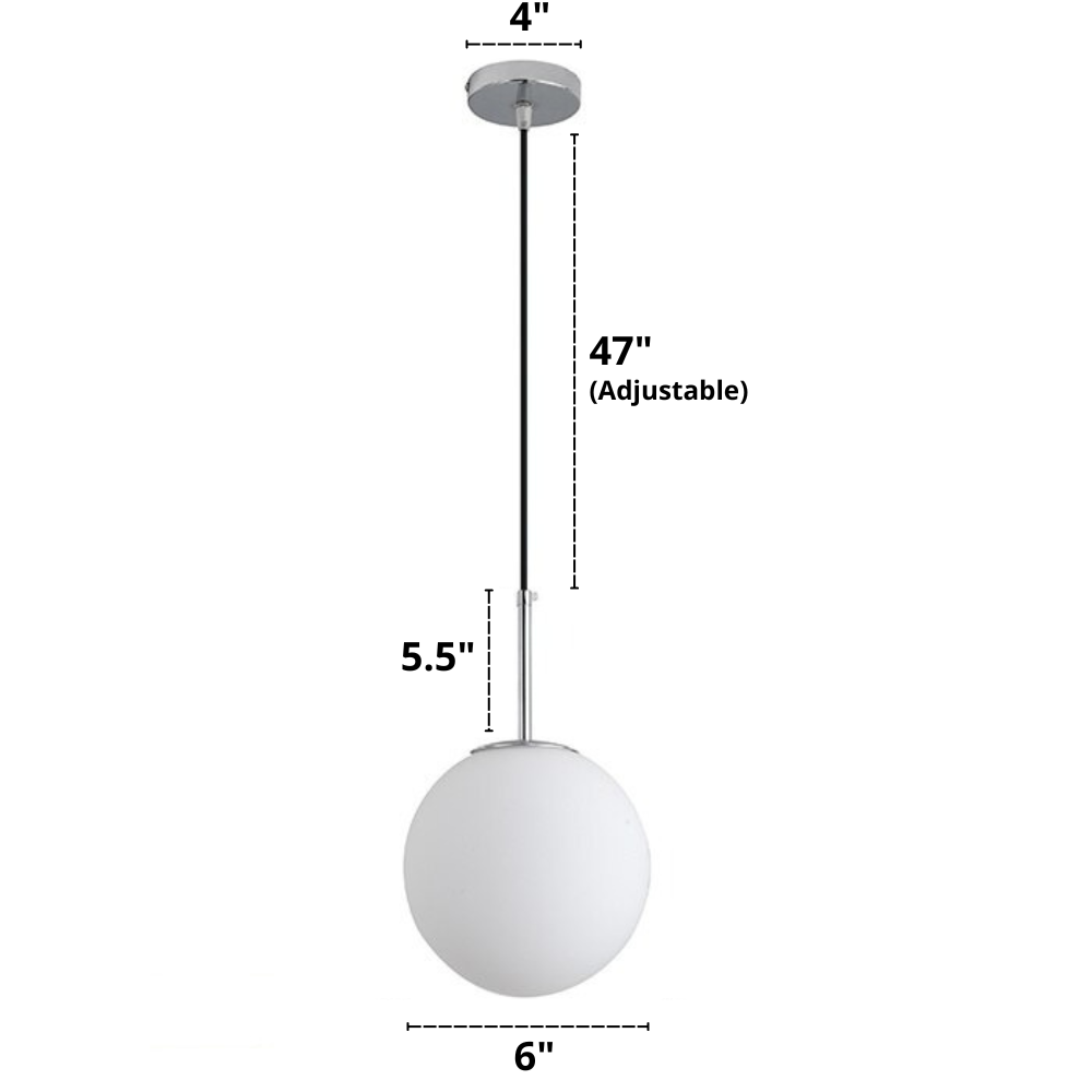 Nordic Glazen Hanglampen