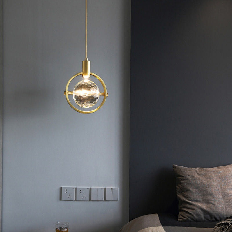 Moderne Ring Kristallen LED Hanglamp