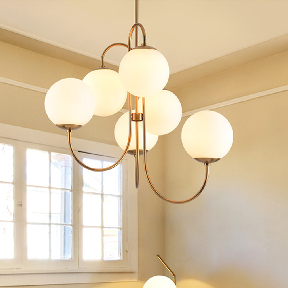 Metaal Glazen Zwanenhals Kroonluchters