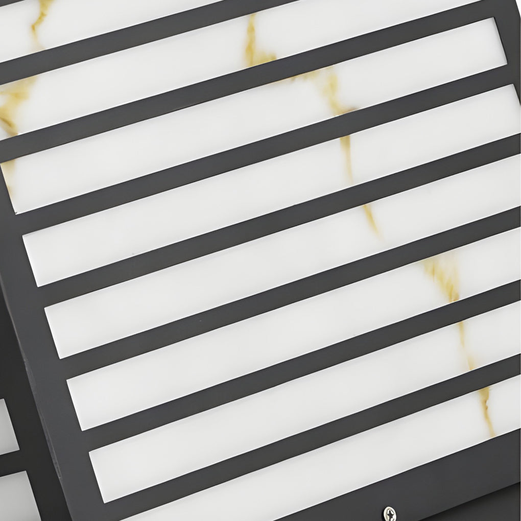 Vierkante IP65 Waterdichte LED Solar Moderne Buiten Dekpaal Lamp