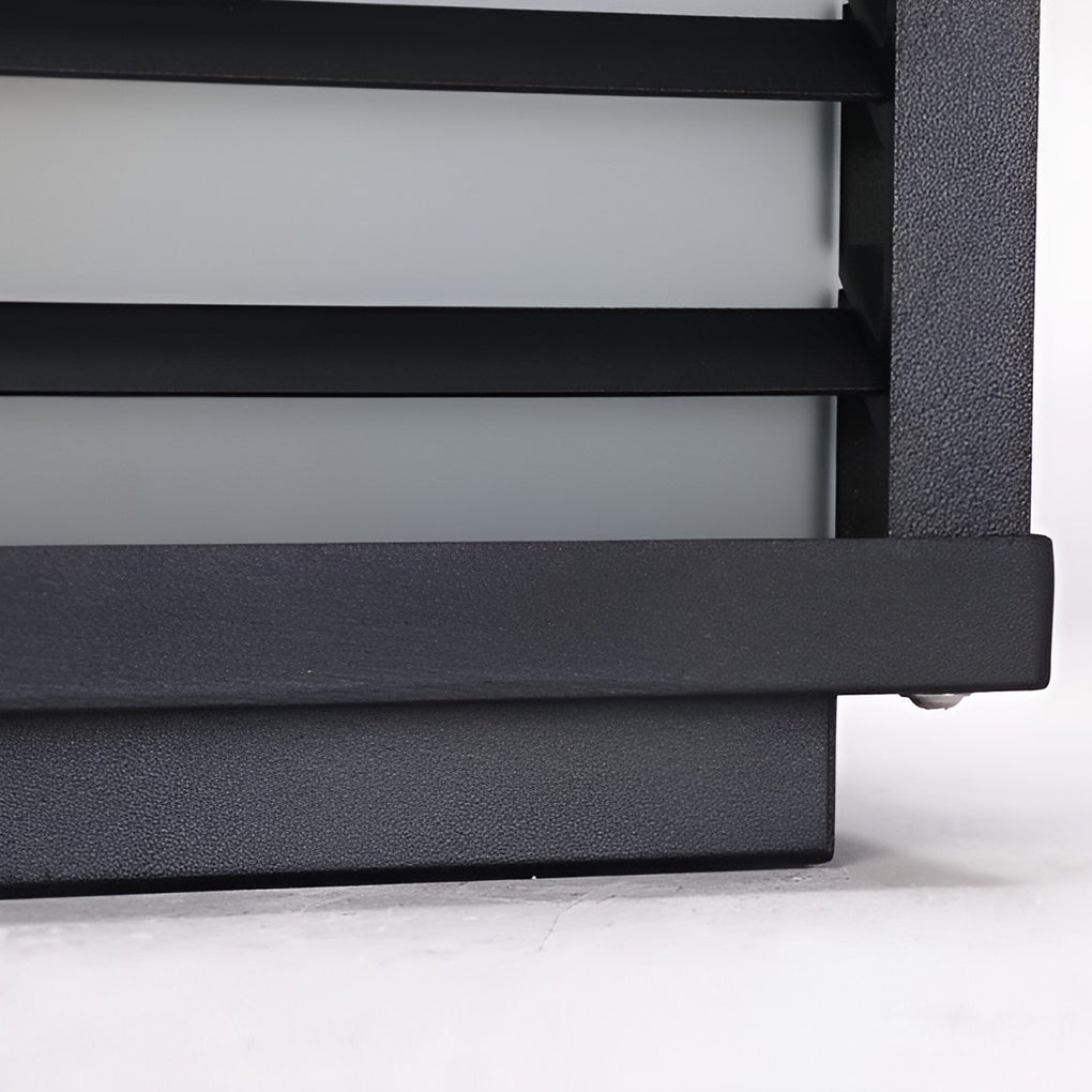 Vierkante Waterdichte LED Moderne Zonne-energie Hek Postlichten met Dimbare Functie