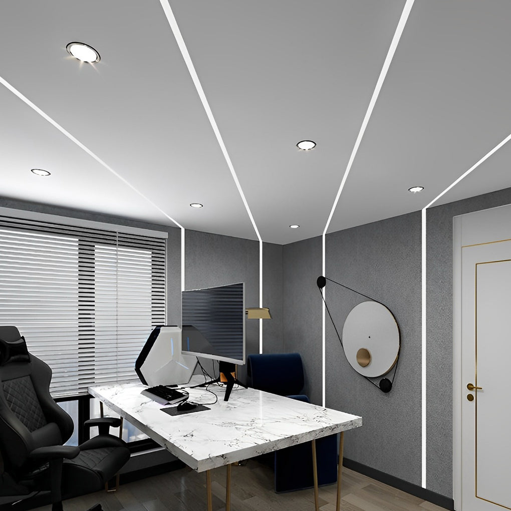 Mini Ingebouwde Onzichtbare LED Strip Verlichting Onder Kastverlichting Lineaire Lampen