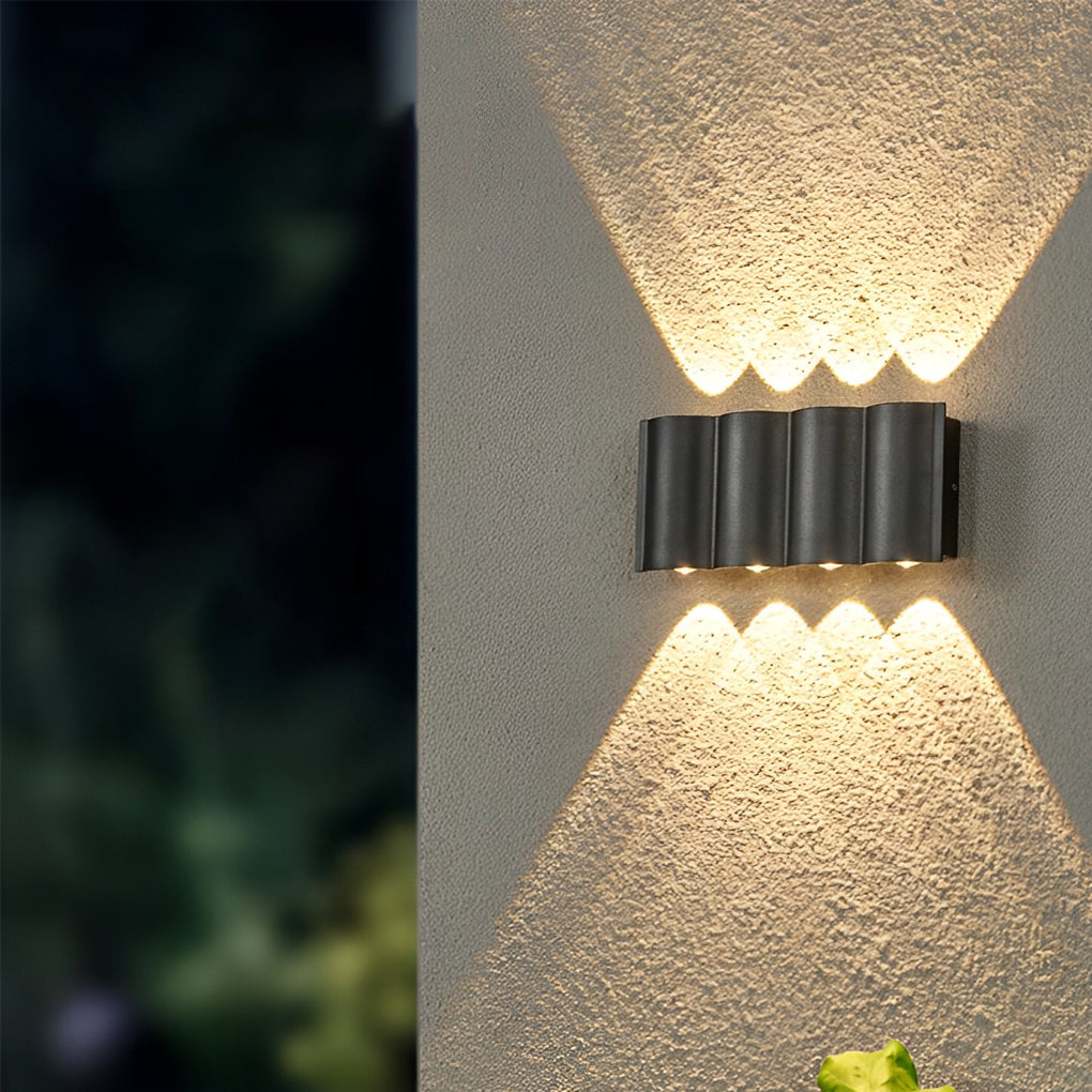 Creatieve Golf Op en Neer LED Waterdichte Moderne Muurwasher Lamp
