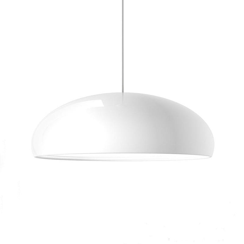 Celestia LED Hanglampen - Moderne Ronde Plafondlampen in Wit Metaal voor Slaapkamer en Woonkamer
